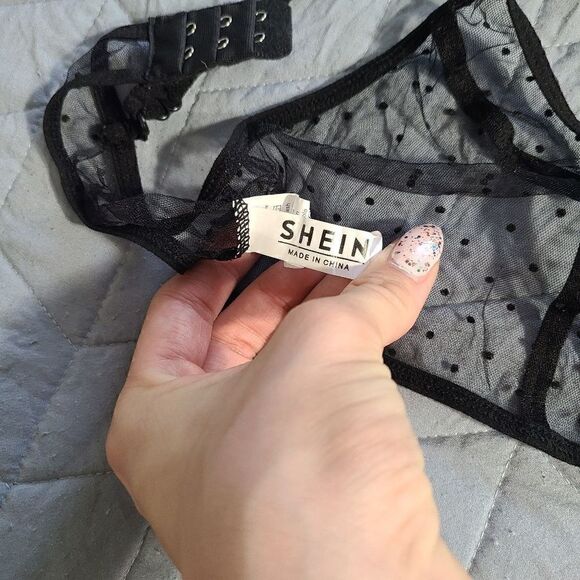 SHEIN Swiss dot bralette  - Picture 4 of 5
